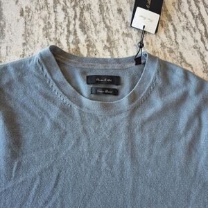 Porter & Ash Men's Viscose Blend Short Sleeve Sweater New Size Large